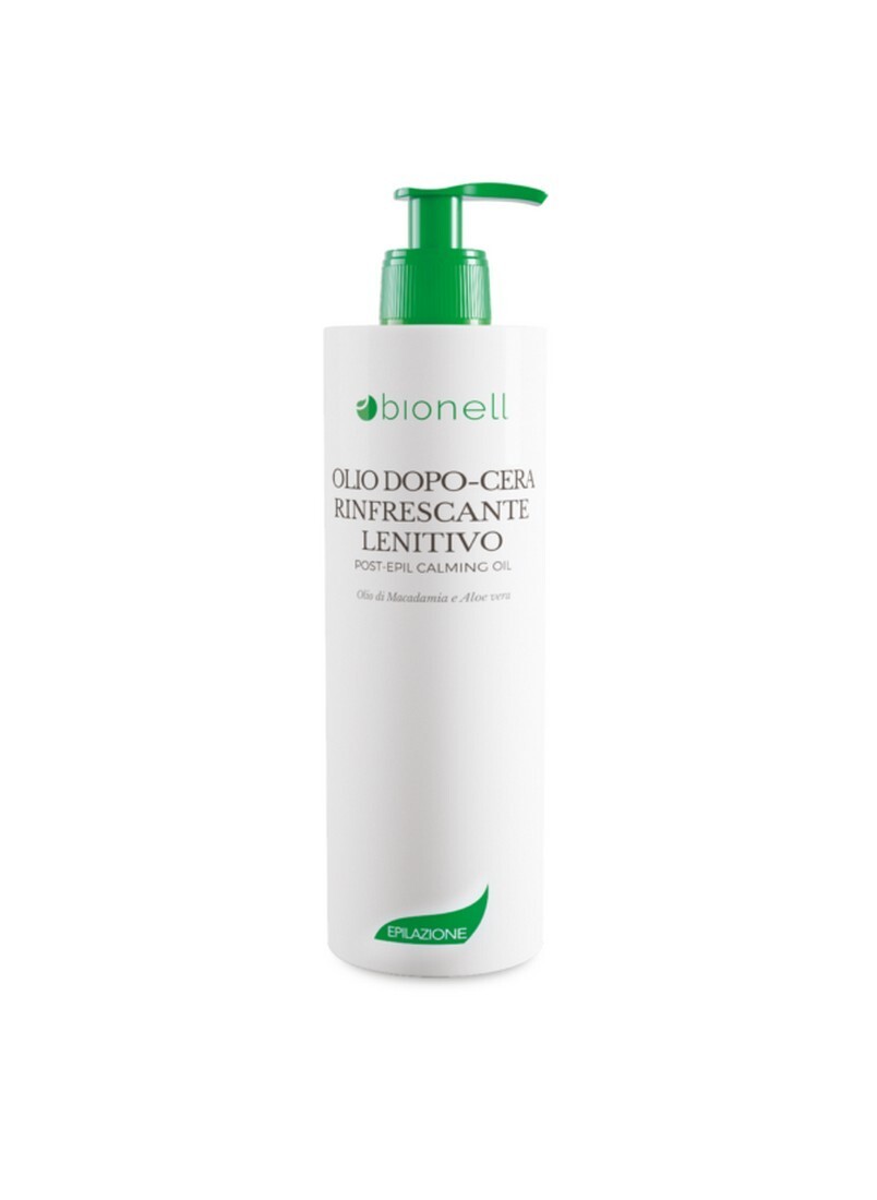 Olio dopocera rinfrescante lenitivo con olio di macadamia e aloe vera 500 ml Bio