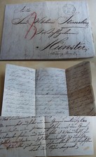 Vorphila letter letter Berlin 1852: KFM. August Sternneberg (1809-1895) on mother