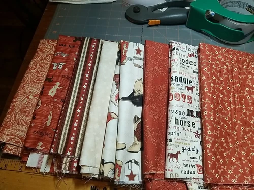 4 Yards Western Print (1/2 Yard Pieces)