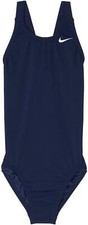 Nike 277729 Girl's Fast Back One-Piece Big Kids Midnight Navy MD 10-12 Big Kid