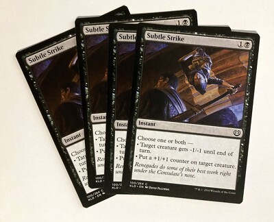 Subtle Strike (4) Kaladesh NM MTG Magic the Gathering