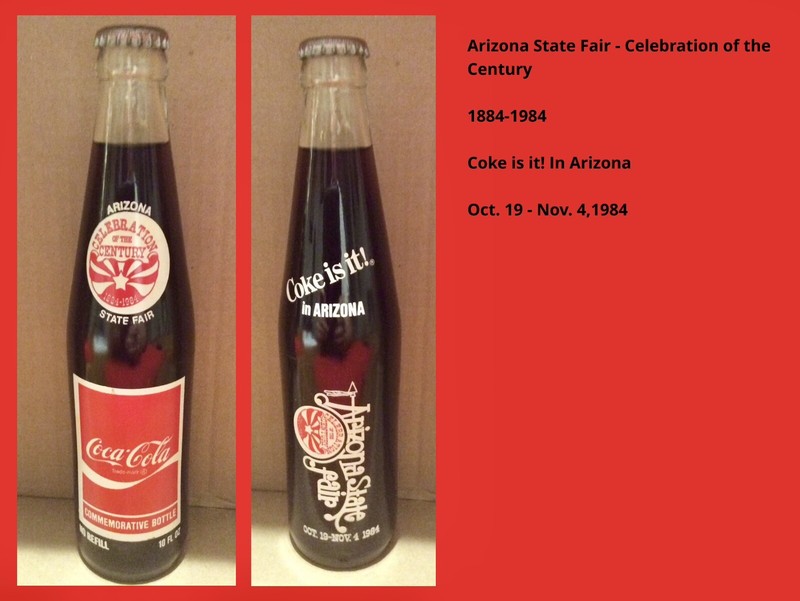 Coca-Cola 10 Oz Commemorative Bottle - Arizona State Fair (Make Offer)