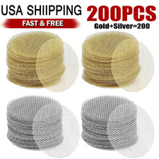 Pipe Screens Brass Stainless Steel Metal Tobacco Smoking Pipe Filters 3/4 Inch