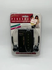 GPX Stereo Portable Cassette Player NEW SEALED w/ Headphones FM Radio C3078 NOS
