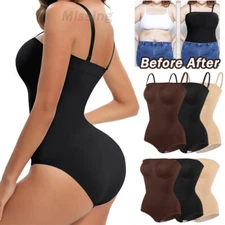 Women's Strapless Bodysuit Tummy Control Full Body Shaper Waist Traine Shapewear