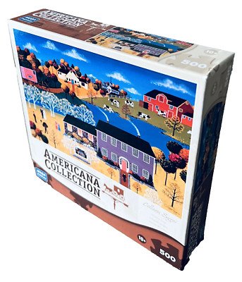 Mega Puzzles' Americana Collection ''October Love'' 500-piece Puzzle,  NEW SEALED!