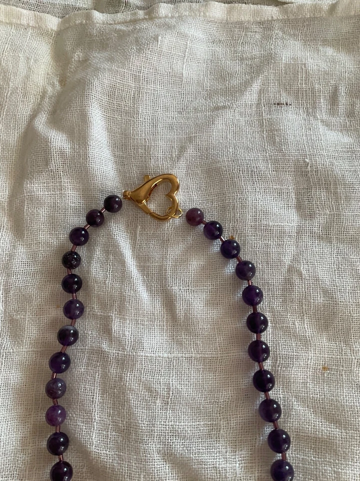 Halskette Edelsteine - Bild 4 von 4