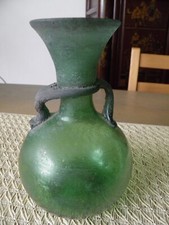 Ancien vase murano dans le style romain en verre soufflée