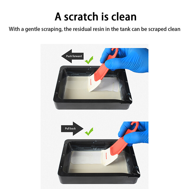 3D Resin Printer Accessories 2Pcs Silicone Spatula For 3D Printing Resin Remh^a