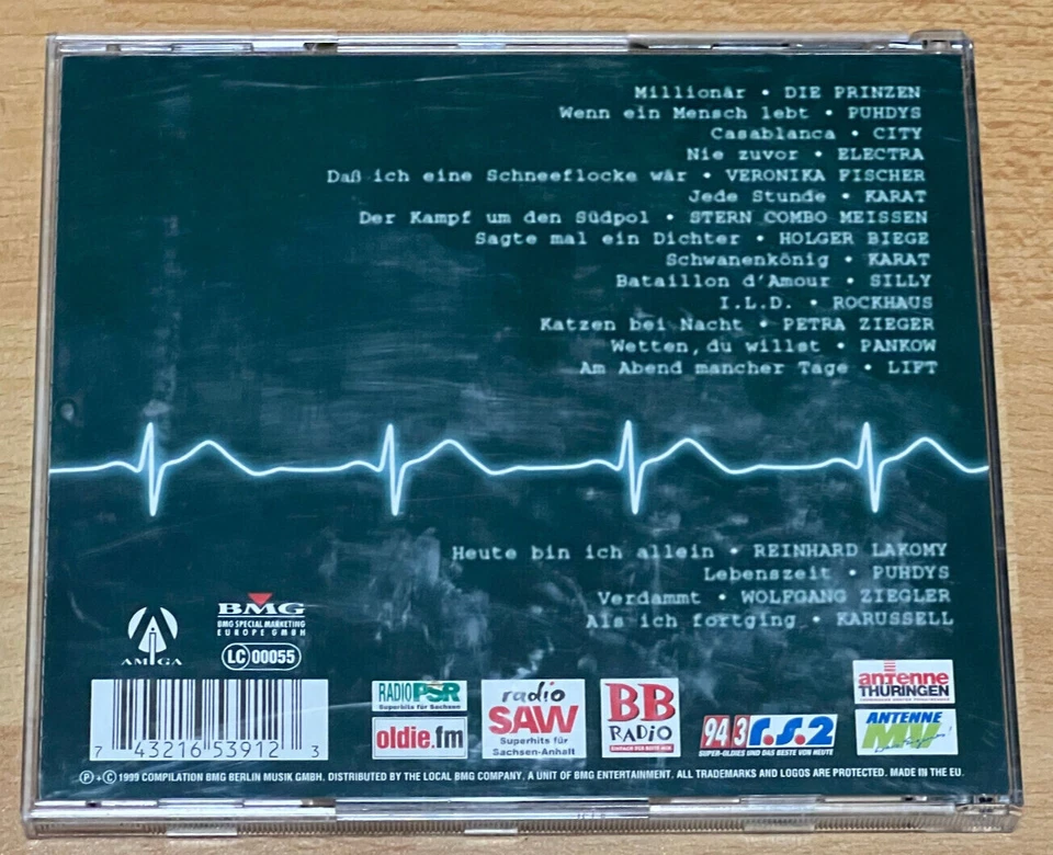 Mega RARE CD! Mitten ins Herz - 18 Top-Hits aus dem Osten Volume II AMIGA - Bild 2 von 2