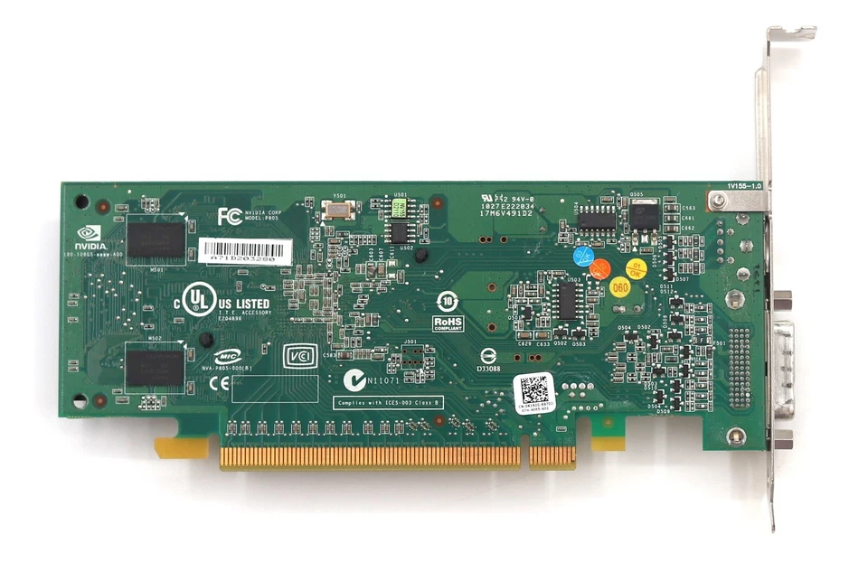 Dell NVIDIA GeForce 9300GE 256MB DDR2 PCIe Graphics Card Dell P/N: 0K192G Tested - Image 4 of 4