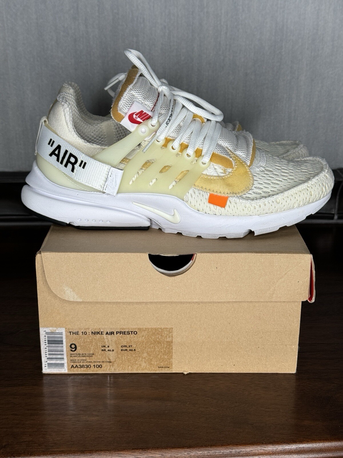 OFF WHITE X NIKE Taglia 9 Nike Air Presto x Off White bianche 2018