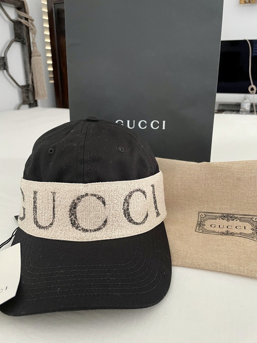 Gucci★素敵！Gabardina Black Baseball Cap w/Gucci Headband s-l400.jpg