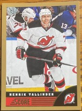 2013-14 Score Gold Henrik Tallinder #305 New Jersey Devils