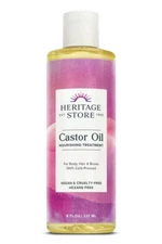 Heritage Store Castor Oil  8oz