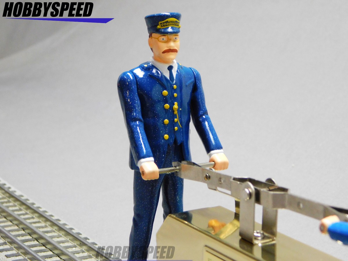 LIONEL THE POLAR EXPRESS GOLD EDITION WINDUP HANDCAR 20th