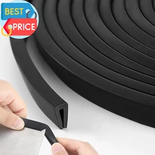 Rubber Edge Trim U Channel Rubber Door Seal Strip Weather Resistance Sheet Metal