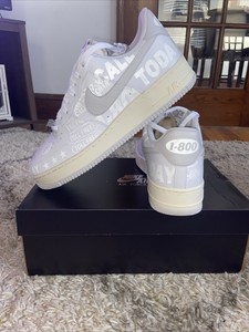 Nike Air Force 1 '07 PRM Men's Size 12 White/ Vast Grey Cj1631100 SNKRS App  | eBay