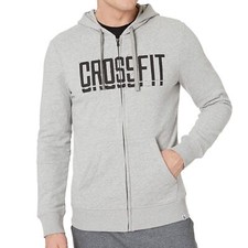 DP6207 Mens Reebok CrossFit Zip Hoodie