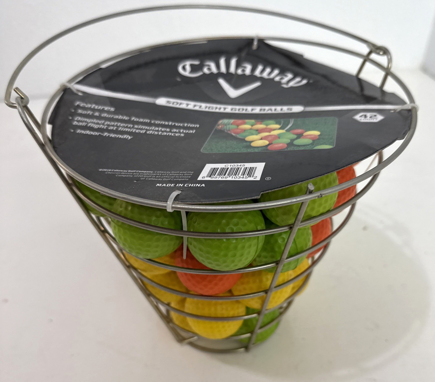 S W/basket 42ct Assorted Indoor/out Flight