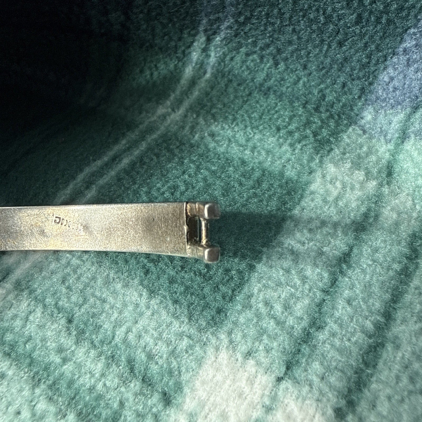 Mexico 925 Solid Silver hinged bangle bracelet-gr… - image 10