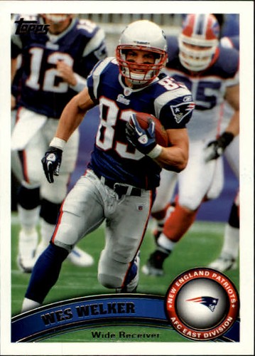 2011 Topps Wes Welker #184 card