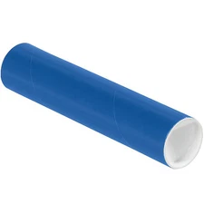 CROWNHILL P2009B Mailing Tube, 9inLx2in.dia, Blue, PK50