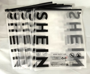Branded SHEIN Plastic Bags Storage Zip Resealable Zipper Lock 12 pieces