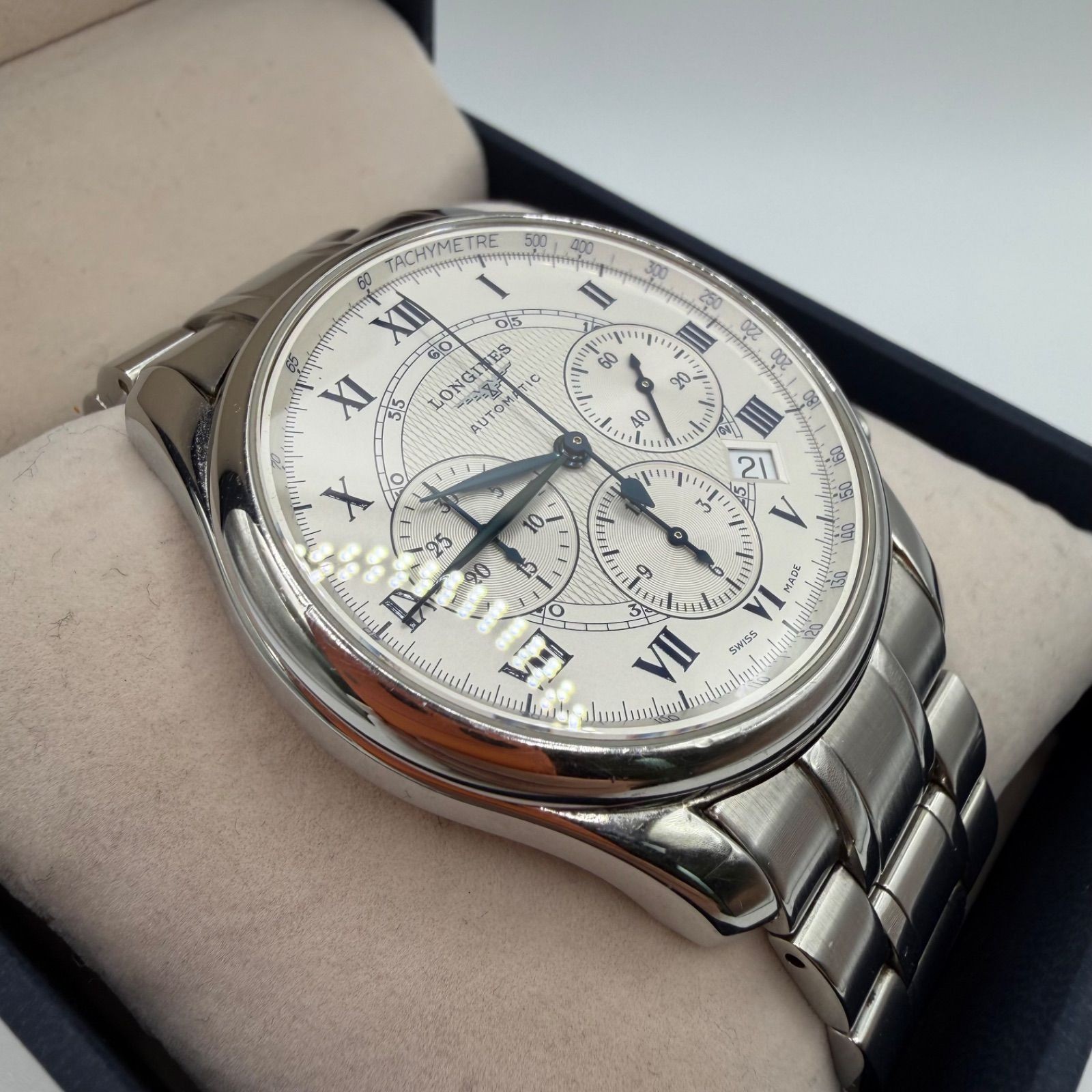 Longines Master Collection Calibre 650 40mm Automatic Chronograph With Box