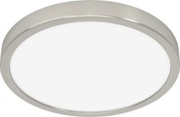 Eglo Led Deckenleuchte Fueva 6-Z Nickel Matt Ø 28 X 3 Cm Rgb Dimmbar