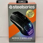 SteelSeries Aerox 3 Wireless 2022 Onyx Gaming Mouse 18000 CPI RGB New