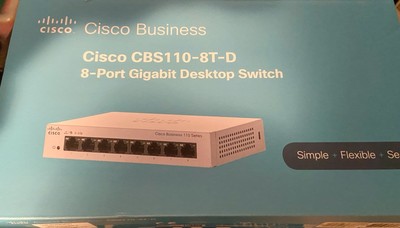 Cisco CBS110-8T-D8-Port Gigabit Desktop Switch