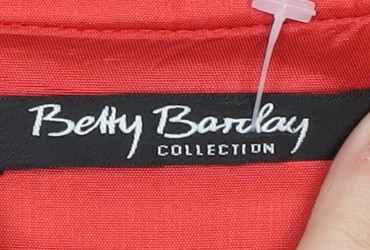 Betty Barclay Women's Red Sheath Dress Size 16 - Picture 5 of 12