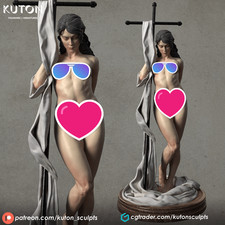 Modellino in resina 1/24 kit completo Roberto Ferri NSFW non verniciato non assemblato fai da te