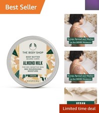 Gourmet Almond Milk Body Butter - Natural, Perfect for Dryness, 1.7 oz