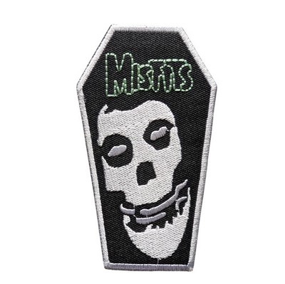 Misfits Patch, Misfits Iron On Embroidered Patch, Punk Rock Band Patch