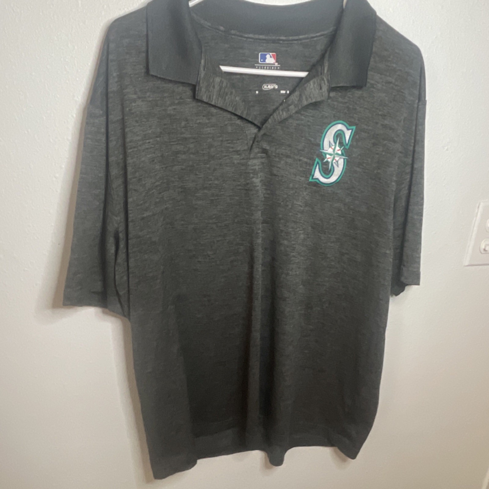Seattle Mariners MLB Gray XL Polo Shirt Officially Licensed Baseball