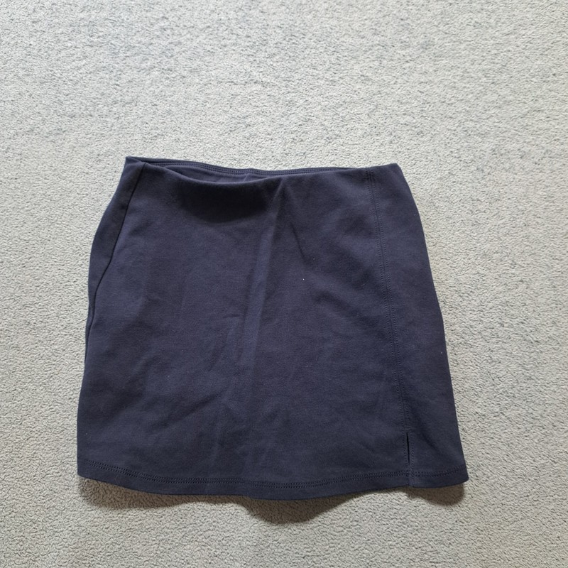Place Blue Pull-on Jersey Stretch School Pencil Skirt Girls Sz L(10-12) Outdoor