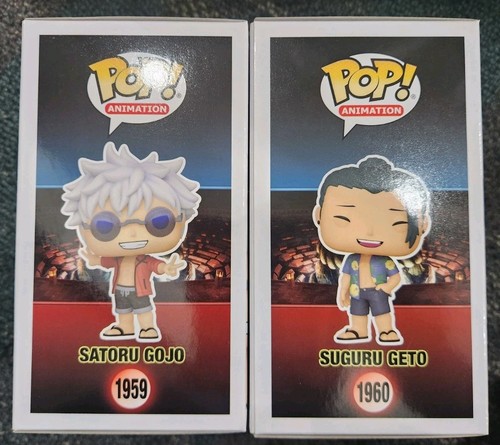 FUNKO POP JUJUTSU KAISEN GOJO /SAGURU GOTO ANIME EXPO AX 2025 EXCLUSIVE VARIANT - Picture 4 of 6