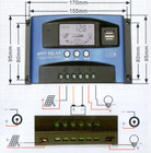 Solar Laderegler für Solarmodule und verschiedene Akkus - 12V 24V 100A 1200W