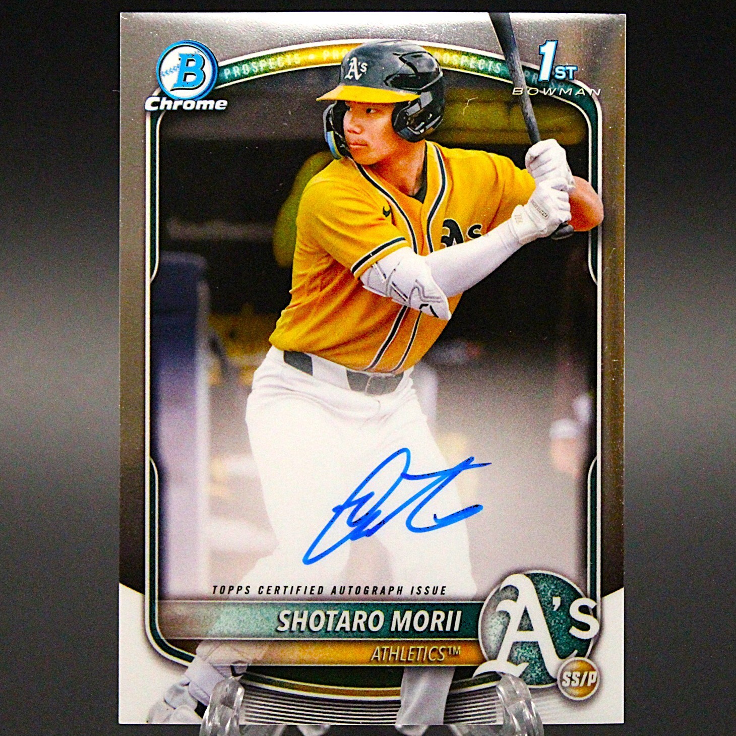 🚀2025 Bowman Chrome SHOTARO MORII 1st Bowman Prospect Autographs #CPA-SM AU, RC