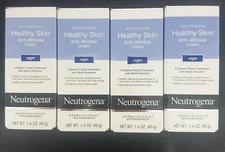 4-pack Neutrogena Healthy Skin Anti Wrinkle Cream Night 1.4 oz
