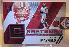2021 Panini Donruss Elite Baker Mayfield Craftsman Quarterback Jersey Browns