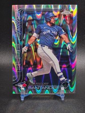 ANTHONY SANTANDER RAY WAVE 2025 TOPPS CHROME #60 BLUE JAYS