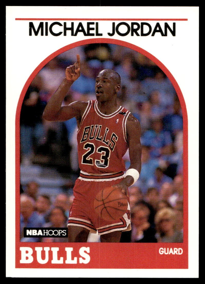 1989-90 Hoops #200 Michael Jordan Chicago Bulls MINT NO RESERVE!