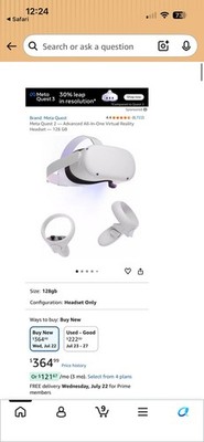 Oculus Meta Quest 2 128GB VR All in one Set