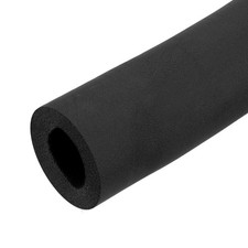 Foam Tubing Pipe Insulation Outside Lagging 32mm ID 50mm OD 1m Black