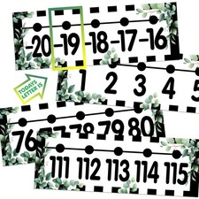 29 Pieces Number Line for Classroom Wall -20 to 120 Number Line Bulletin Boar...