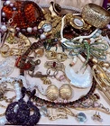 Vintage Estate Costume Jewelry Lot ! TRIFARI , AVON and more!
