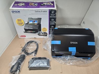 Epson FastFoto FF-680W Wireless High-speed Photo Doc Scanning